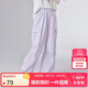 笛莎童裝女童長(cháng)褲2025夏季中大童寬松輕薄工裝褲 淺紫 160