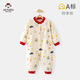 班杰威爾（BANJVALL）嬰兒衣服春夏季純棉0-2歲寶寶連體衣新生兒衣服無骨哈衣爬服 小房子-四季款 90cm (1-2歲，身高78-90cm)