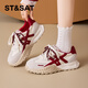 星期六厚底德訓鞋女2025秋冬季新款通勤百搭阿甘運動(dòng)鞋輕便軟底休閑女鞋