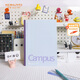 國譽(KOKUYO)無線裝訂本Campus筆記本子膠裝本·經典點線系列 8mm點線 B5/40張/本 紫色 WCN-NB548V