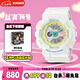 卡西歐（CASIO）手表女BABY-G原宿運動電子學(xué)生日韓表送女友七夕禮物BA-110XTM-7A