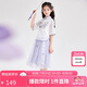 笛莎（DEESHA）笛莎童裝女童優(yōu)雅氣質(zhì)套裝夏裝中大童蘇博聯(lián)名新中式套裝
