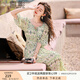 香影（xiangying）波西米亞碎花連衣裙女2025夏裝新款雪紡裙海邊度假民族風(fēng)裙子 果綠 S