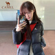 駱駝（CAMEL）戶外羽絨服600蓬男女新款短款厚外套面包服