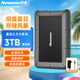 紐曼（Newsmy）3TB 移動(dòng)硬盤機(jī)械 3.5英寸 桌面存儲(chǔ)  星際系列增強(qiáng)版 Type-C USB3.1 硅膠保護(hù)金屬外殼 大容量