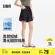 森馬（Semir）牛仔褲女遮胯顯瘦涼感直筒褲2025夏顯腿長(zhǎng)短褲ins潮109325122002
