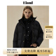 ELAND衣戀羽絨服女短款柔軟鵝絨保暖上裝2025冬季新款 黑色(19)Black S 160
