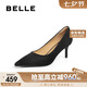 百麗氣質(zhì)時(shí)裝高跟鞋女24秋真皮時(shí)尚單鞋A5T1DCQ4 黑色 38