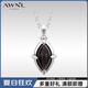 AWNL 【艾熱同款】未來之眼項鏈男吊墜百搭飾品送男友生日禮物 項鏈十字錨鏈款 55CM