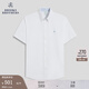 布克兄弟（BrooksBrothers）男士修身版美式牛津紡短袖休閑襯衫 B123-白色 S