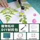 Aseblarm植物拓染材料工具包手工diy植物敲拓印工具套裝兒童錘子扎染方巾 【升級款】植物拓染工具套裝