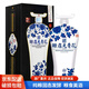 賒店老酒 青花瓷賒店元青花52度濃香型白酒 500ml 禮盒 2瓶禮袋