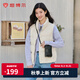 坦博爾羽絨馬甲輕壓短款休閑立領(lǐng)背心羽絨服女外套TD236006 小香白 S (160)