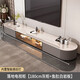 宜家 E-HOME巖板電視柜客廳家用2025新款茶幾組合輕奢小戶(hù)型落地電視機柜 極簡(jiǎn)門(mén)智能電視柜180灰柜+魚(yú)肚