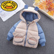 G.DUCKKIDS兒童羽絨棉服男女童冬季加厚外套寶寶棉服女童加厚保暖0-5歲上衣 米奇棉衣藍色 100 建議身高90-100cm年齡3-4歲