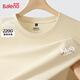 班尼路（Baleno）220G重磅長(cháng)袖t恤男秋季寬松大碼透氣親膚打底衫男士港風(fēng)純棉上衣