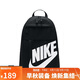 耐克（NIKE）男女雙肩包背包 旅行包書(shū)包休閑包DD0559-010 黑白