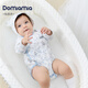 DOMIAMIA新生兒包屁衣嬰兒連體衣寶寶服飾嬰兒哈衣爬服滿月服和尚服 星貓夜語 73cm （推薦6-9個月）
