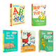 Dr Seuss ABC 蘇斯博士紙板書5冊 Hop on Pop The Foot Book Fox in Socks 英文原版繪本 2-3歲兒童幼兒英語 廖彩杏書單 紙板書5冊
