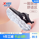特步（XTEP）兒童童鞋女童中大童舒適輕便透氣運動跑鞋 黑/浪漫粉 35碼