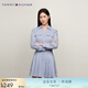 TOMMY HILFIGER夏季女裝時(shí)尚商務(wù)氣質(zhì)休閑通勤條紋收腰顯瘦寬松襯衫連衣裙 藍(lán)白條紋0BI S (34)