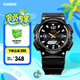 卡西歐（CASIO） SPORT AQ-S810 卡西歐男士手表運動太陽能手表 AQ-S810W-1BVPF-100米防水