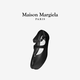 Maison Margiela馬吉拉Tabi雙帶芭蕾分趾鞋平底搭扣休閑鞋女鞋單鞋通勤 T8013黑色 36