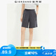 佐丹奴休閑短褲女夏季純棉品牌織標(biāo)松緊腰針織衛(wèi)褲女05405453