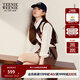 Teenie Weenie【趙露思同款】小熊女裝2025早秋新款菱形格針織背心 棕色 S