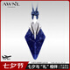 AWNL【七夕情人節(jié)禮物】波塞冬三叉戟項(xiàng)鏈男吊墜輕奢時(shí)尚飾品送男友 三叉戟項(xiàng)鏈密織繩款
