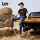 Lee【張凌赫代言】25新品726標(biāo)準(zhǔn)中腰直筒丹寧回潮中藍(lán)色男牛仔褲 深藍(lán)色 32