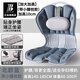 BEAUTY HIPbeauty hip護腰坐墊久坐不累成人學(xué)生坐姿矯正神器寶媽孕媽辦公室人體工學(xué)椅腰靠墊一體坐姿矯正器 升級大云朵帶腰枕-北歐藍【加大加高加厚 可調腰枕】
