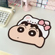 優(yōu)米帕蠟筆小新可愛(ài)異形搞笑宿舍辦公小號尺寸家用創(chuàng  )意杯桌墊鼠標墊女生 KT小新 25cm*20cm升級加厚*3mm