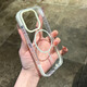 巴蒂尼 冰晶高透磁吸殼適用iphone16promax手機殼蘋(píng)果15Pro雙色三合一14pm全包防摔ip13簡(jiǎn)約透明12男女 防撞條磁吸細圈-【白色】 iPhone 16 Pro