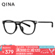 亓那（QINA）近視眼鏡25新品質(zhì)感板材眼鏡框貓眼素顏光學(xué)鏡女QJ5188B10