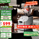 惠康（HICON）制冰機(jī)家用商用擺攤?cè)詣?dòng)冰塊機(jī)30/35kg大容量酒吧冰塊奶茶店全自動(dòng)制冰機(jī)方塊制冰器 熱銷【手動(dòng)+倒扣桶】升級(jí)不銹鋼-24顆-產(chǎn)30KG