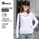 Simboo時(shí)尚冰絲防曬衣女男戶(hù)外皮膚風(fēng)衣外套夏季透氣防紫外線(xiàn)運動(dòng)釣魚(yú)服 2088白色-女 M （夏日必備）
