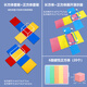 揚思樂(lè ) YSL STEM正方體長(cháng)方體數學(xué)教具小學(xué)1-6年級數學(xué)立體圖形幾何模型學(xué)具兒童六面磁吸棱長(cháng)與表面演示器套裝 正方體長(cháng)方體框架+磁片+拼接套裝+磁性正方體
