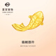 菜百首飾 黃金擺件 足金萌趣錦鯉古法黃金擺件魚型小金豆 計(jì)價(jià) 約1.00克