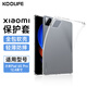KOOLIFE適用2024小米pad6s Pro 12.4英寸保護套平板電腦保護殼 TPU透明四角抗摔不傷機外后殼防彎