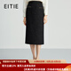 愛(ài)特愛(ài)（EITIE）千金感小香風(fēng)半身裙高腰顯瘦包臀裙秋季新款高端女裝C2406402 極簡(jiǎn)黑20 L 165