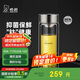 希諾雙層玻璃杯抗菌隔熱高檔車載水杯男2025新款鈦杯泡茶杯子XN-9103K