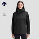 迪桑特（DESCENTE）迪桑特女士防水透濕抓絨內膽三合一沖鋒衣上衣兩件套 BK-黑色 M (165/84A)