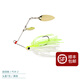 釣之屋 胡須佬旋轉(zhuǎn)復(fù)合亮片SPINNER BAIT鱸魚路亞餌 頭重7g/10g鉛頭鉤 頭重7克 黃綠