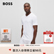 BOSS博斯【七夕節(jié)禮物】【T恤三件套】男士棉質(zhì)平紋針織V領(lǐng)休閑短袖恤 999-多色 M