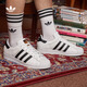 adidas SUPERSTAR復(fù)古低幫貝殼頭運動板鞋男女阿迪達(dá)斯官方三葉草 白/一號黑 40.5