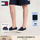 TOMMY JEANS【輕便船鞋】25春夏男裝棉質(zhì)懶人一腳蹬運(yùn)動(dòng)鞋休閑鞋帆布鞋 【01366】藏青色C1G 42