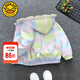 G.DUCKKIDS童裝女童外套春秋兒童拉鏈衫小童春裝漸變風(fēng)衣外套3女寶寶夾克衫 粉色 90 尺碼1~2歲【 80-90cm】
