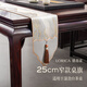 駱易家（LORiCA）窄款桌旗輕奢高端新中式茶席桌布茶旗茶桌墊布茶臺布藝長(cháng)條茶席 江山如畫(huà)-灰色 【杯墊】9*9cm（4片裝）