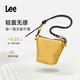 LEE輕便戶(hù)外斜挎包女2025新款小眾設計水桶包時(shí)尚百搭單肩包男高級感 姜黃色